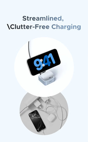 Quva Nest 2-in-1 Magnetic Wireless Charging Stand
